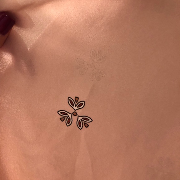 Loft pink floral print professional blouse, size xs - Picture 6 of 6